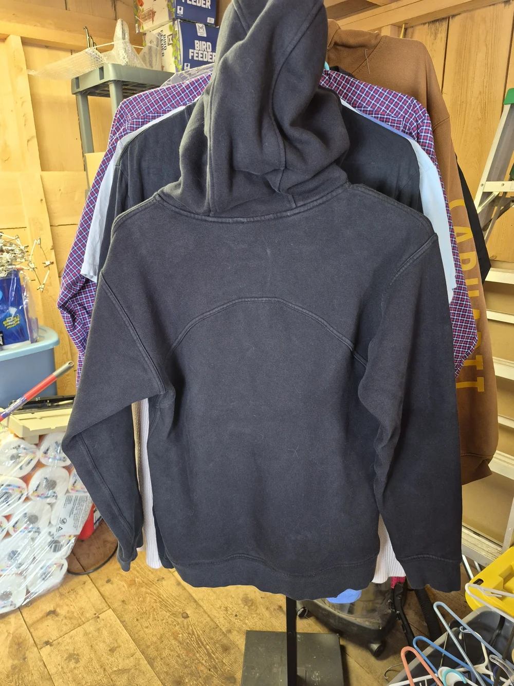 lululemon athletica Black Graphic Logo Hoodie Bin 37